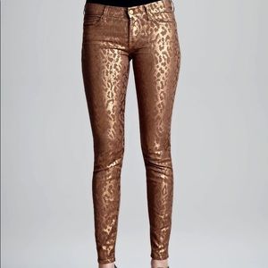 7 for all mankind leopard jeans